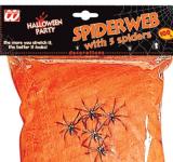 Toile araignée orange 100 grammes