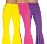 Pantalon disco femme jaune taille S