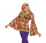 Hippie femme à fleurs taille XL