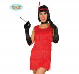 Robe Charleston rouge taille L