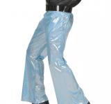 Pantalon disco holographique bleu taille M/L