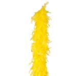 Boa en plumes 1.80m 40-50g jaune fluo