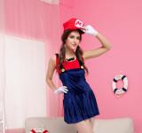 Super Mario Girl velours taille S/M