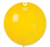 Ballon géant diamètre 80cm Jaune