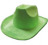 Chapeau Cowboy vert fluo