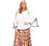 Hippie femme peace and love taille M