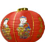 Lanterne chinoise décorée 50 cm