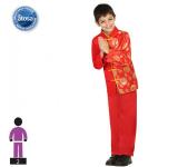 Chinois rouge taille 3/4 ans