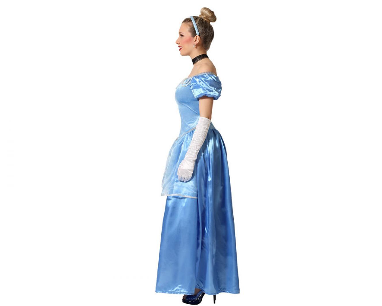 Princesse bleue de contes taille XL