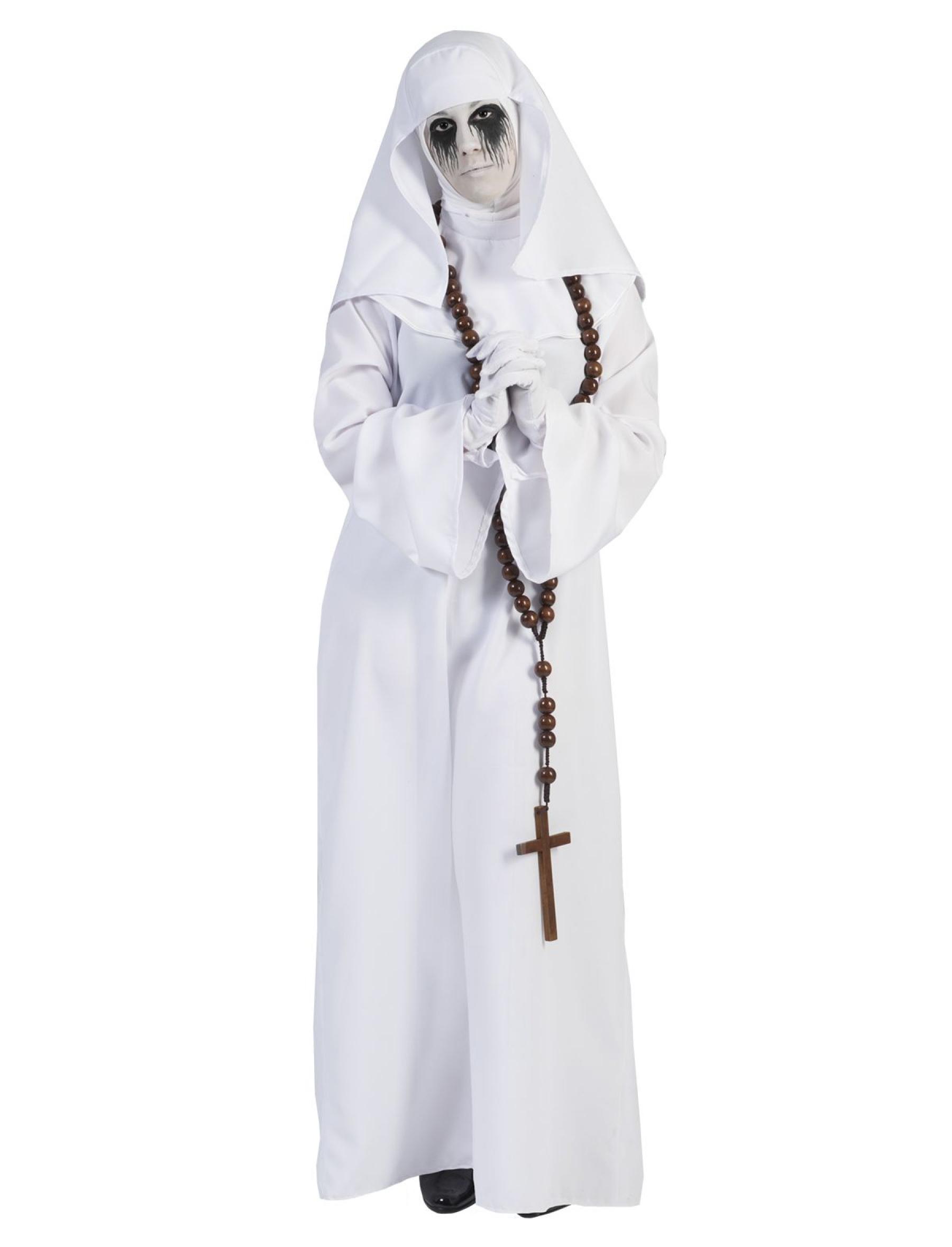 Religieuse blanche taille XL