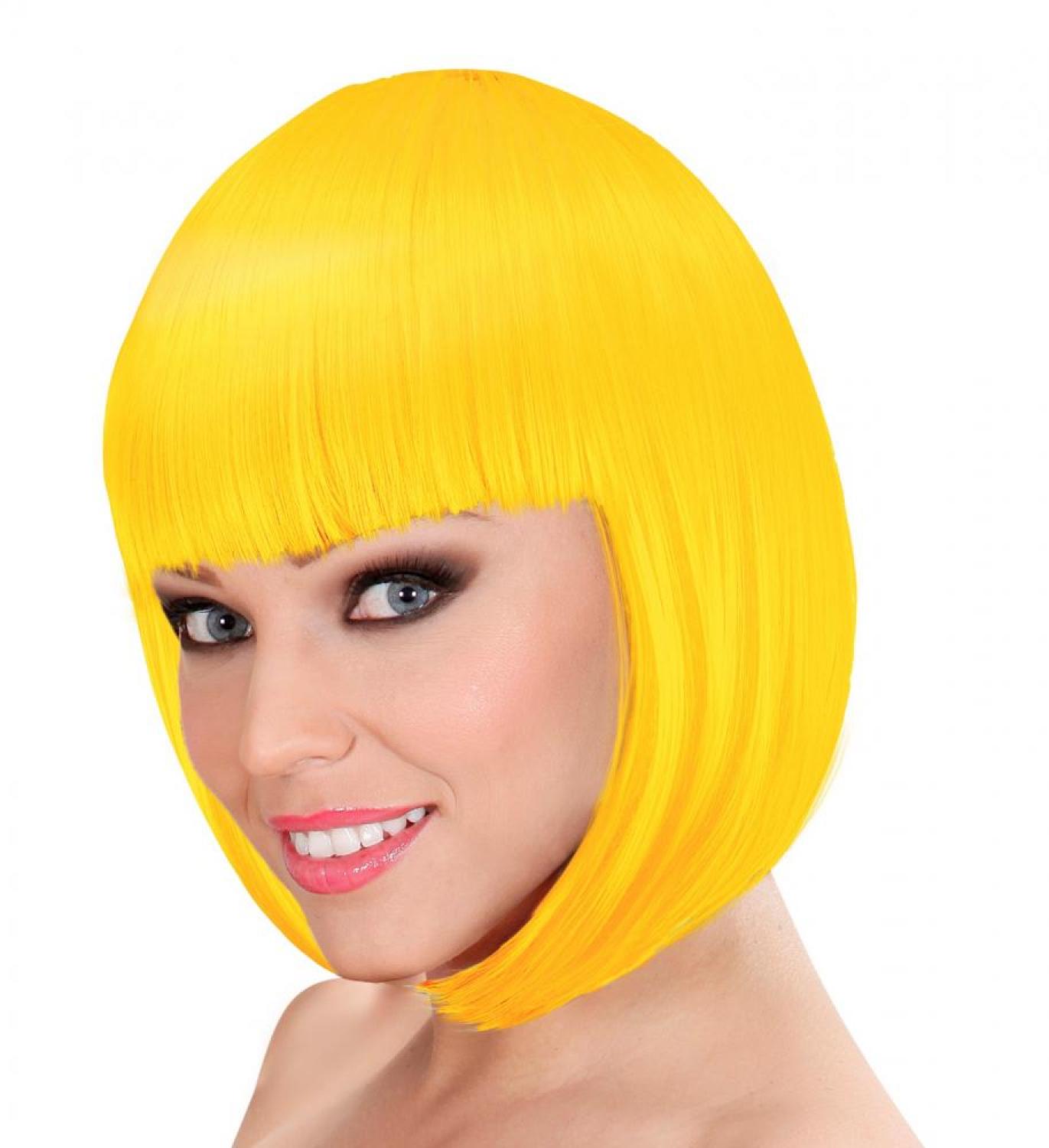 Perruque Cabaret jaune qualité pro