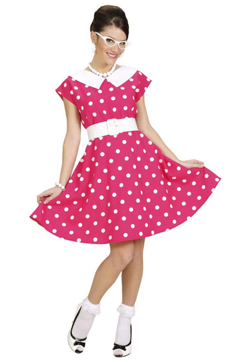 Robe années 50 rose taille S