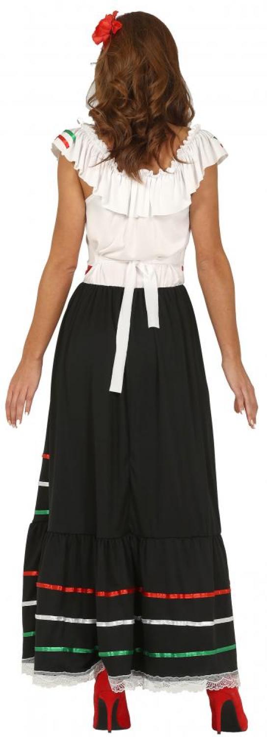 Robe mexicaine longue traditionnelle taille M