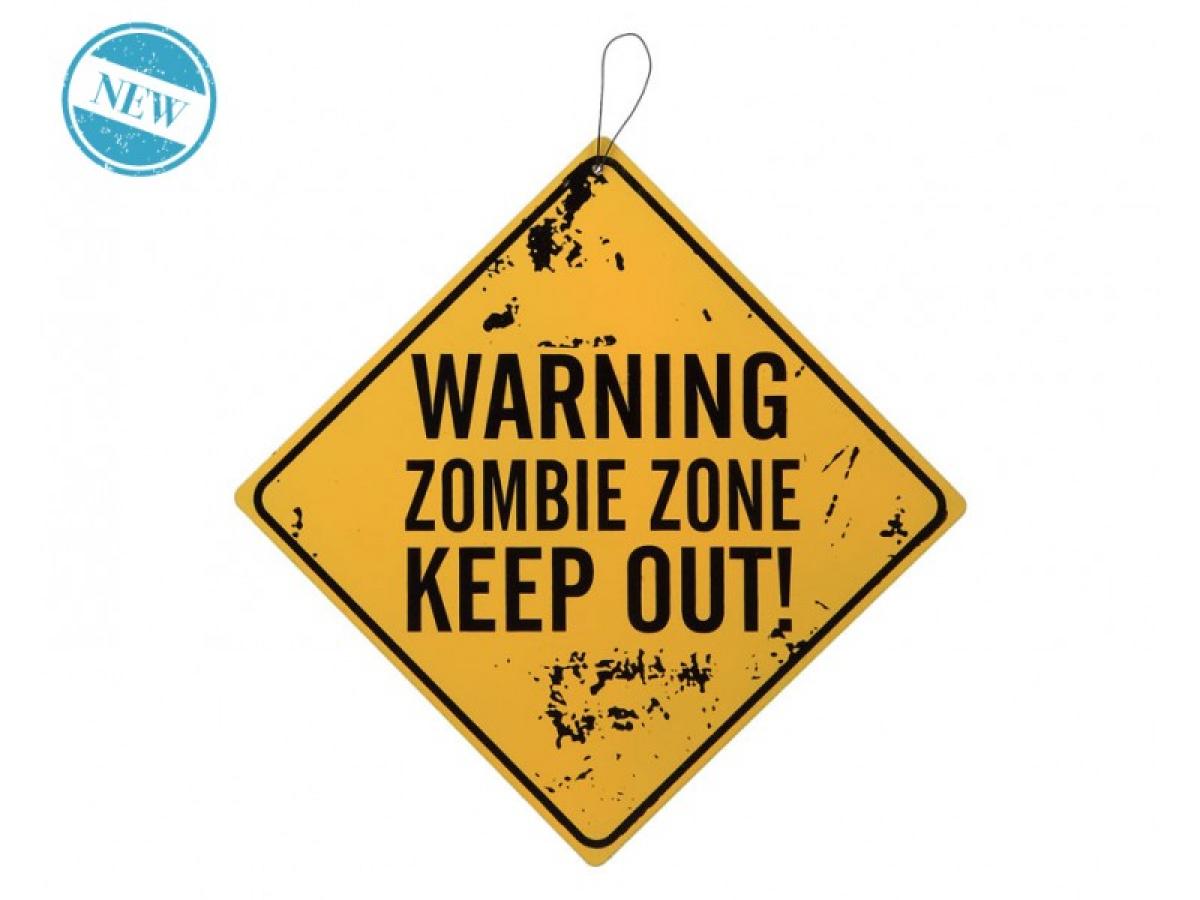 Panneau danger Attention Zombie