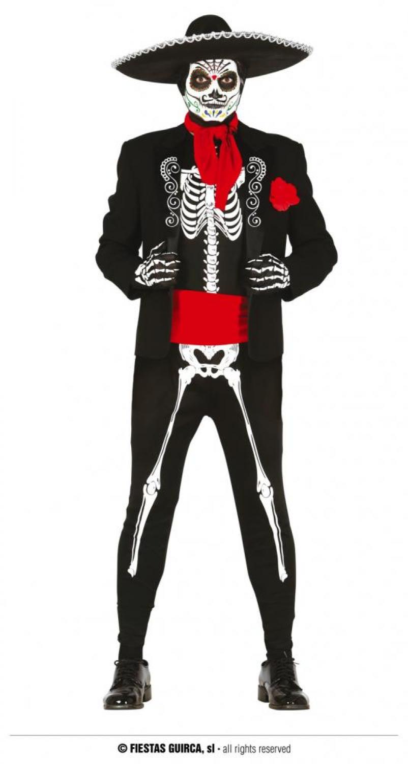 Squelette mexicain homme taille M