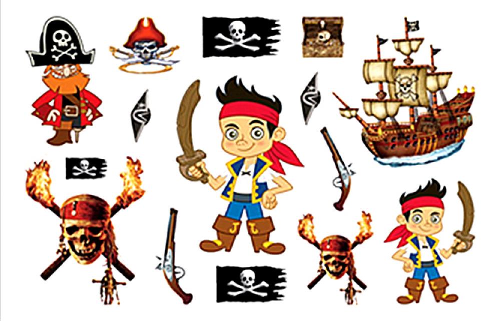 Tatouage temporaire Jack le pirate