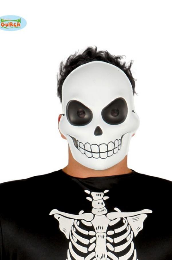 Masque tete de mort plastique
