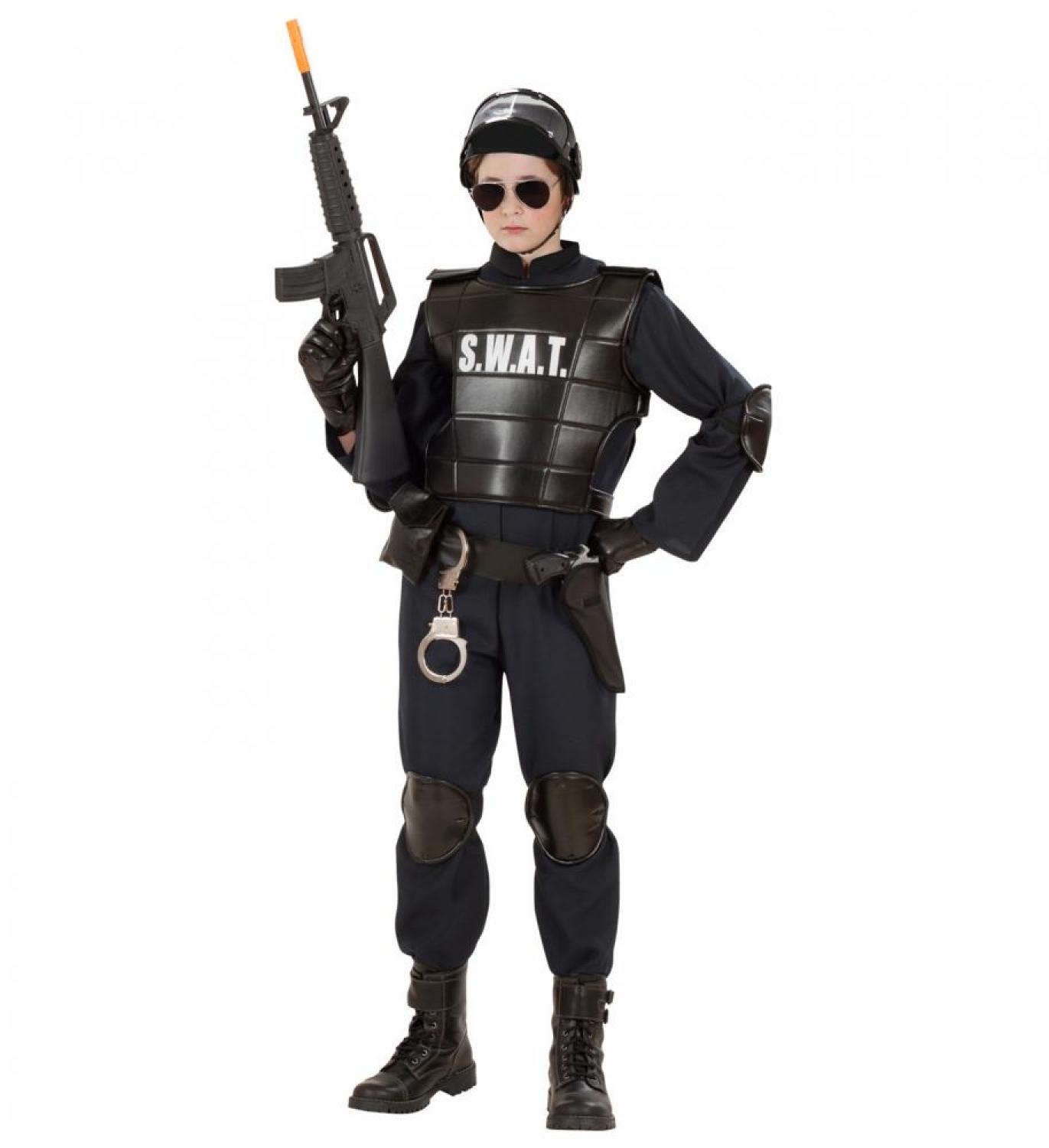 Agent de police SWAT taille 5/7 ans
