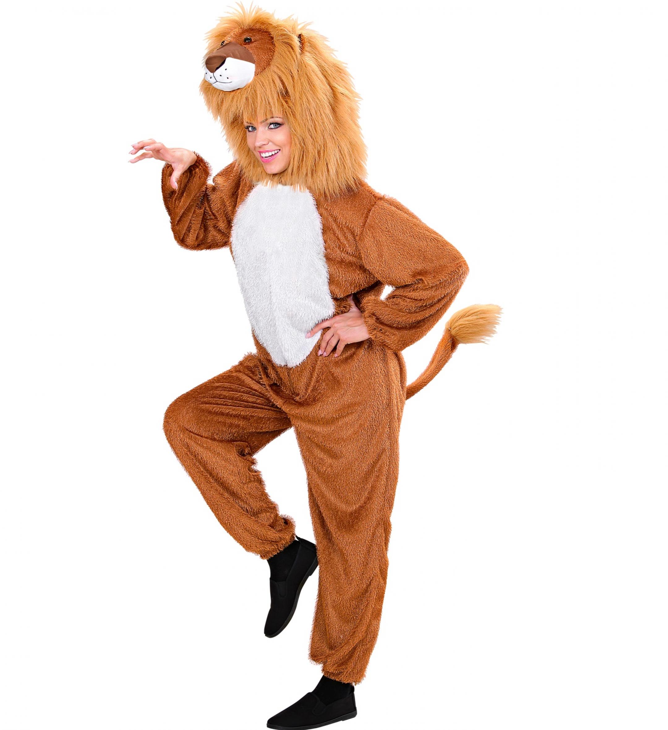 Lion en peluche taille XL