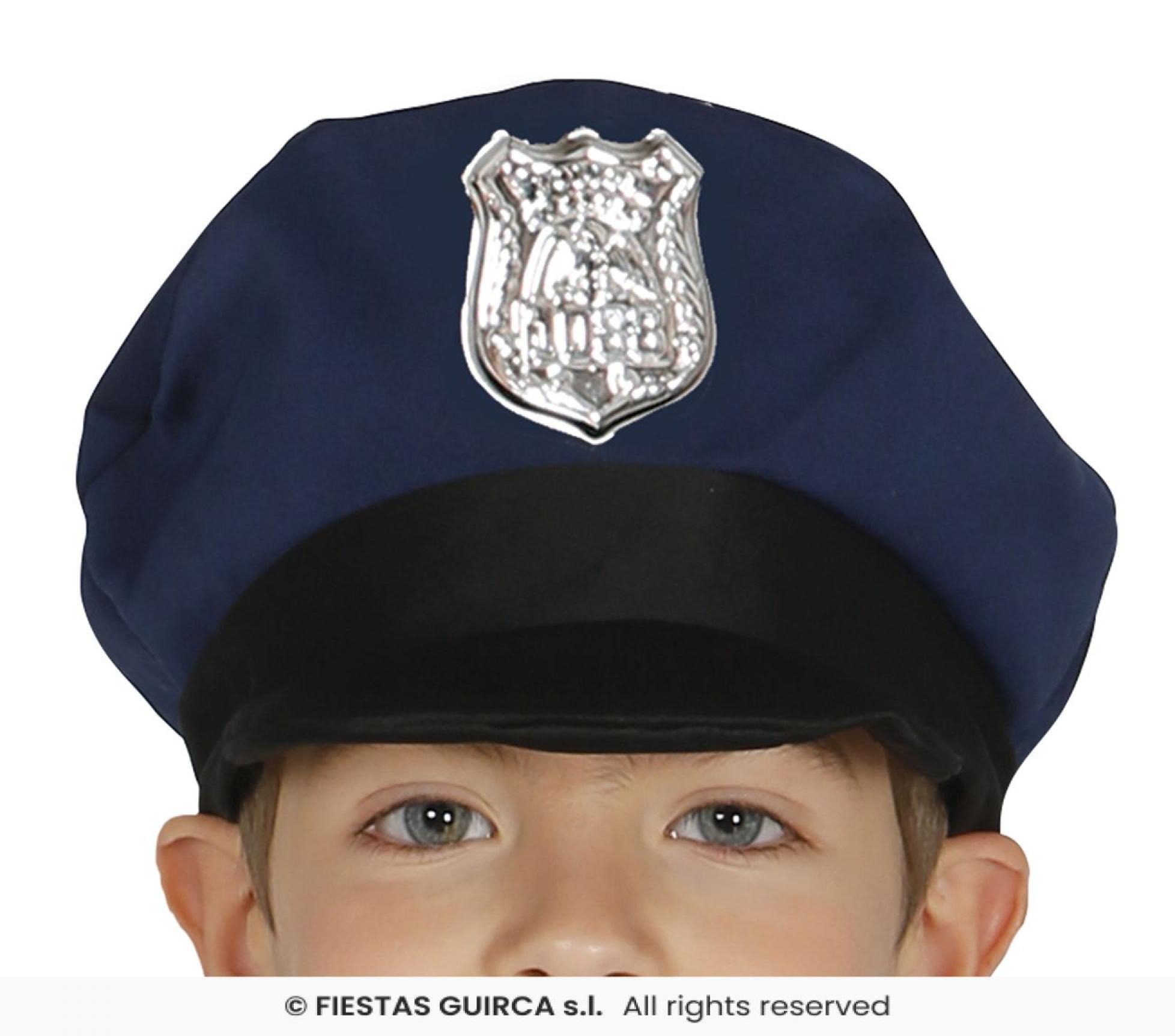 Policier musclé taille 5/6 ans