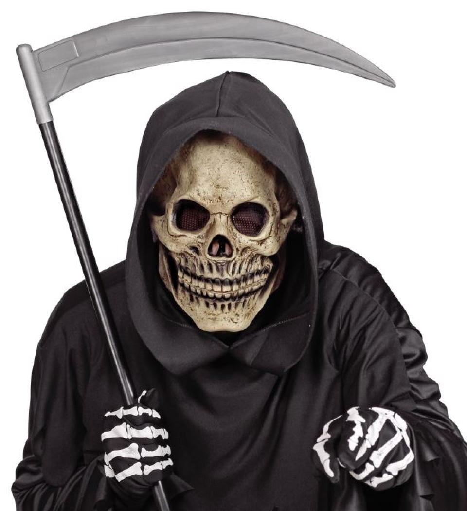 Masque en latex tête de mort