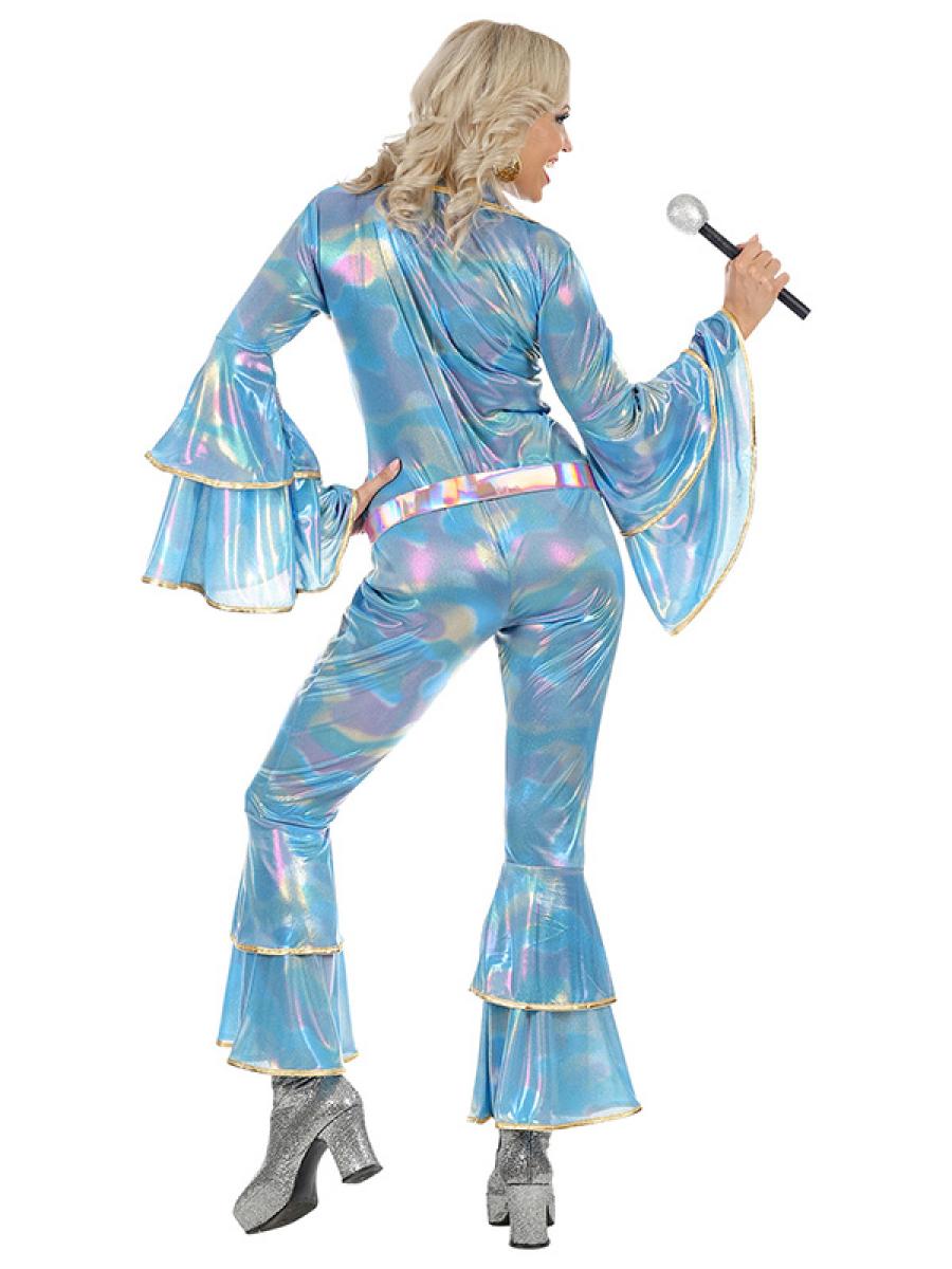 Combinaison disco fever bleue taille S