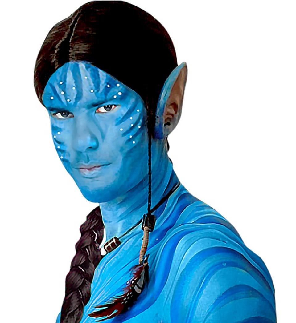 Tube maquillage bleu foncé 20ml