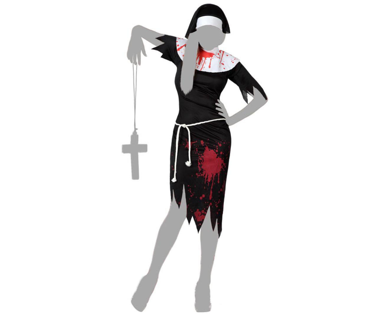 Religieuse ensanglantée taille M/L