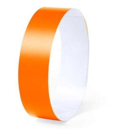 100 bracelets contrôle d'accès sécurité festival orange