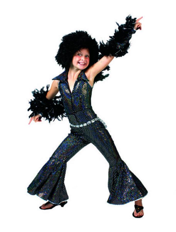 Combi disco noire 5/7 ans