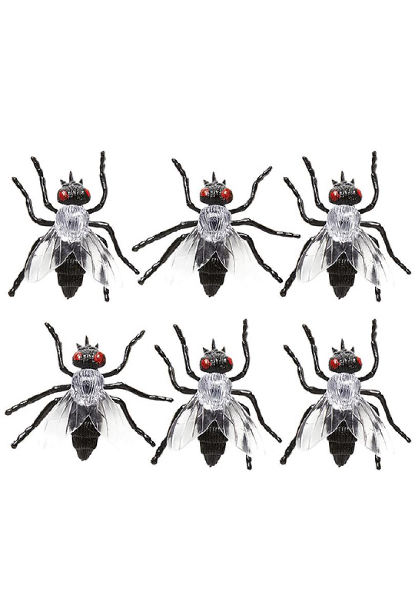 6 Mouches de 5,5 cm