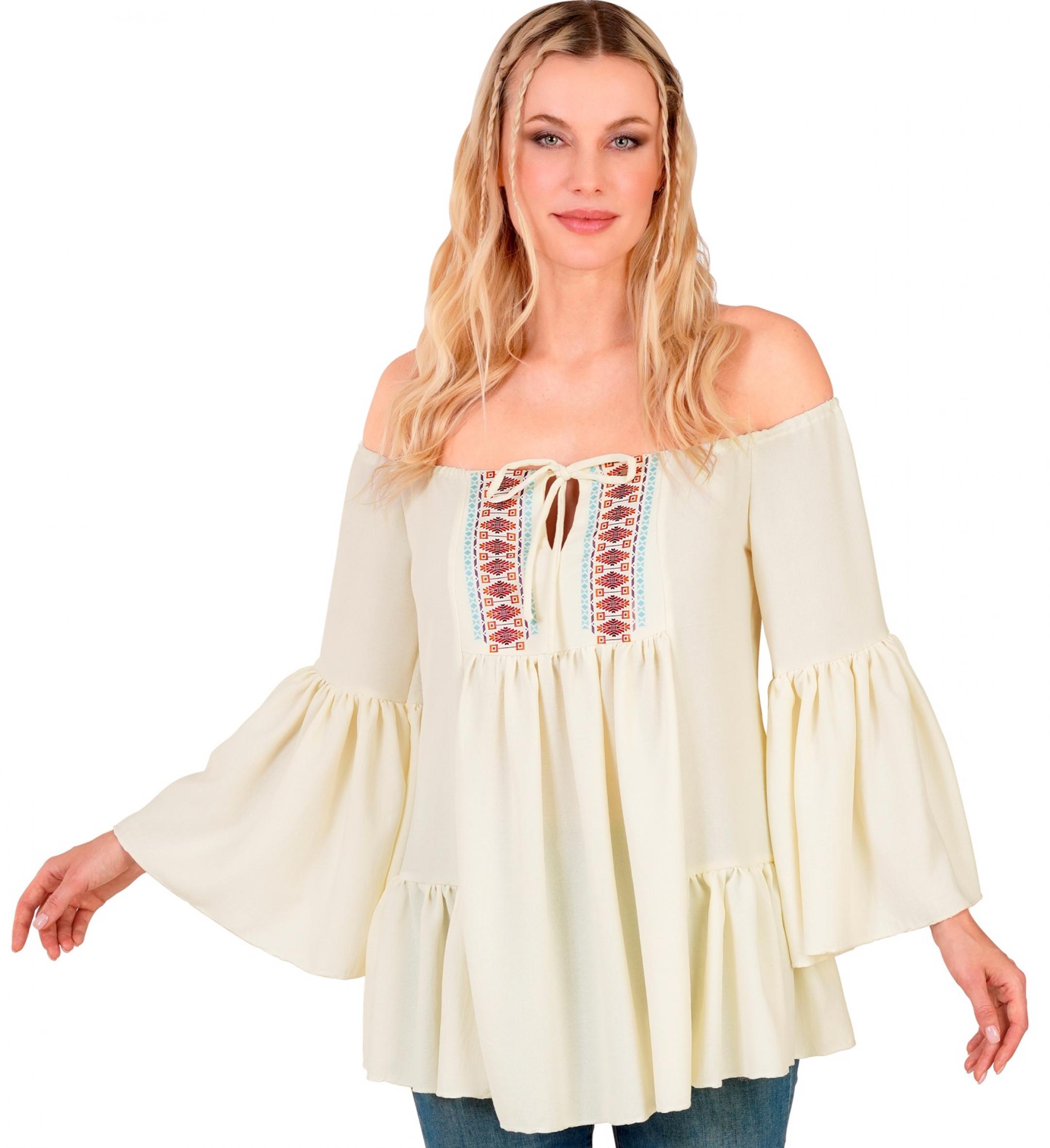 Chemise hippie femme décontractée taille L/XL