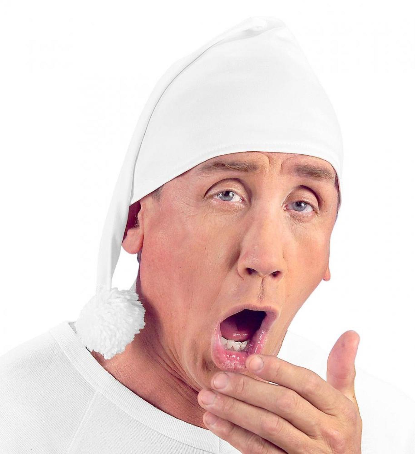 Bonnet de nuit blanc