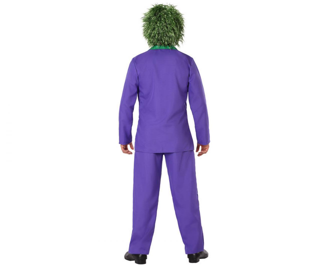 Joker bouffon assassin violet taille S