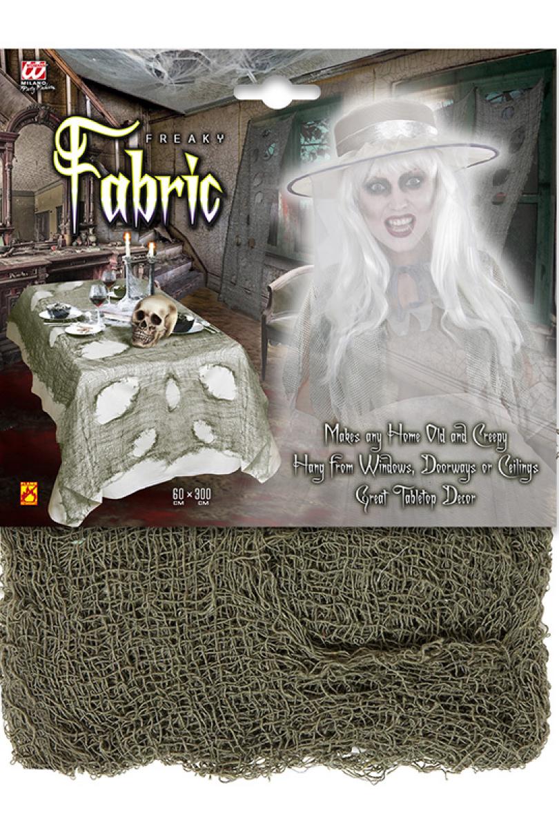 Tissu effrayant vert 60X300 cm