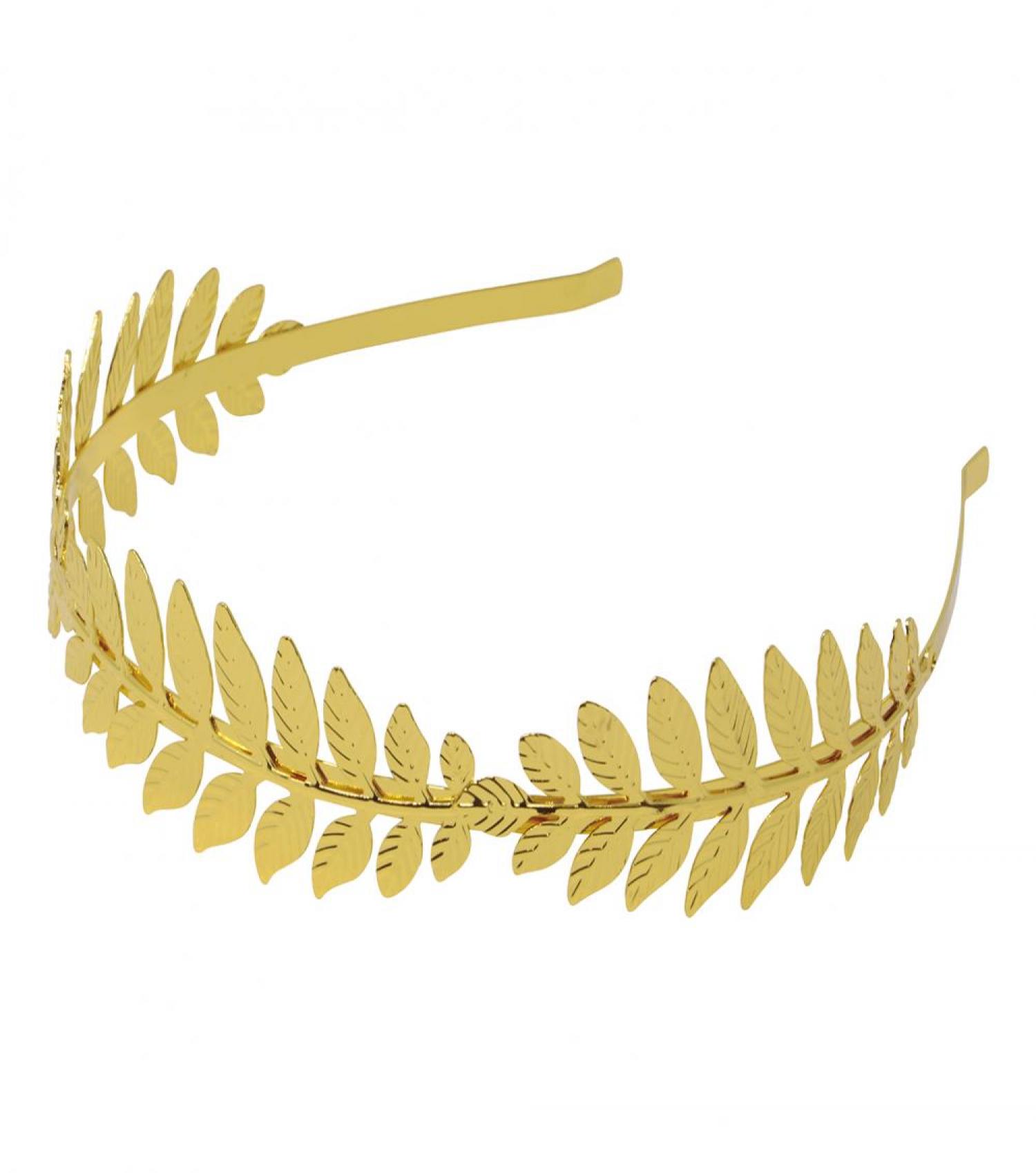 Diadème de lauriers César en métal