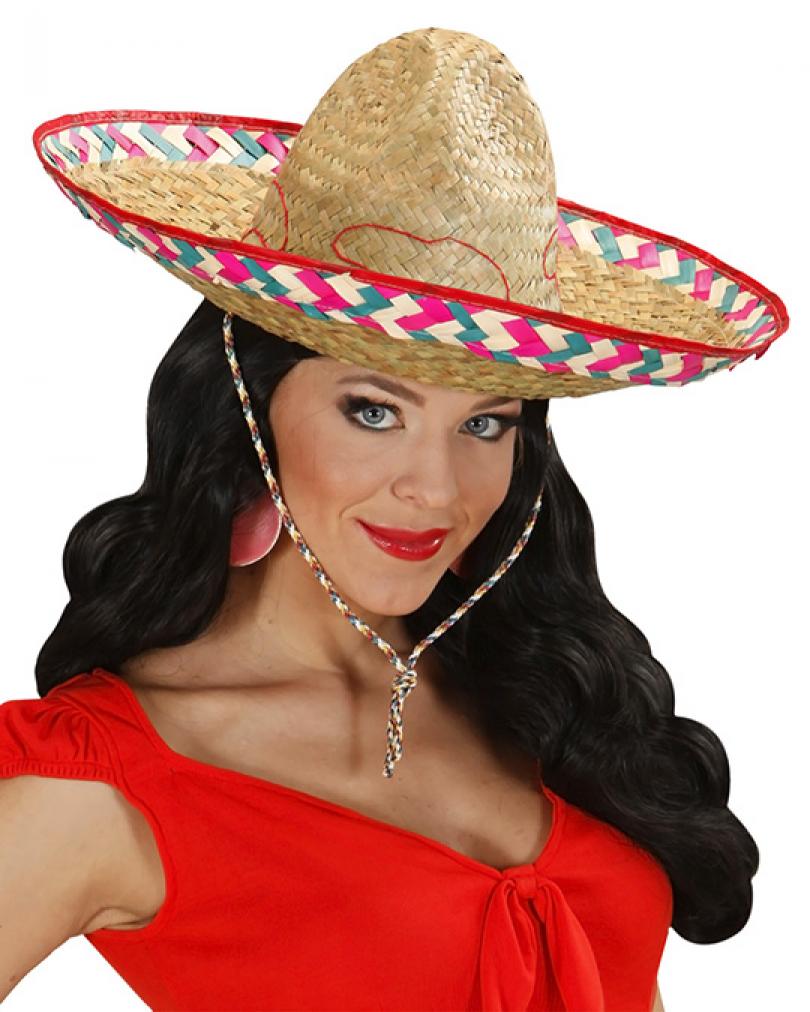 Sombrero mexicain naturel 50/55 cm