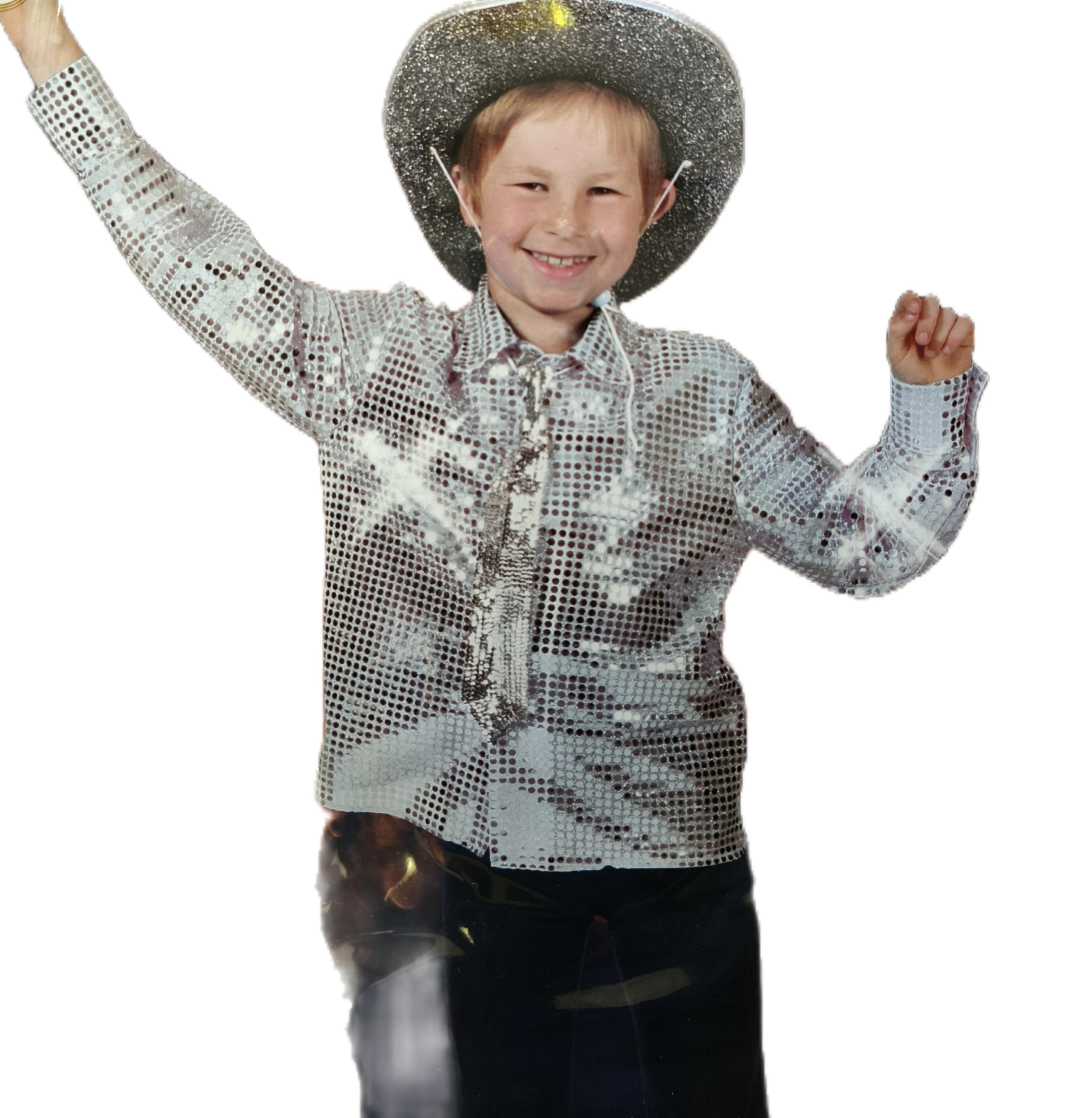Chemise disco garçon taille 8/10 ans