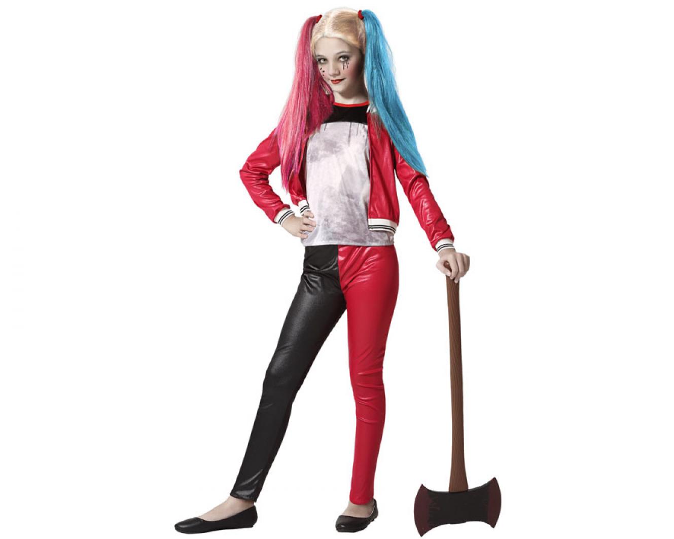 Harley Quinn rouge enfant taille 7/9 ans