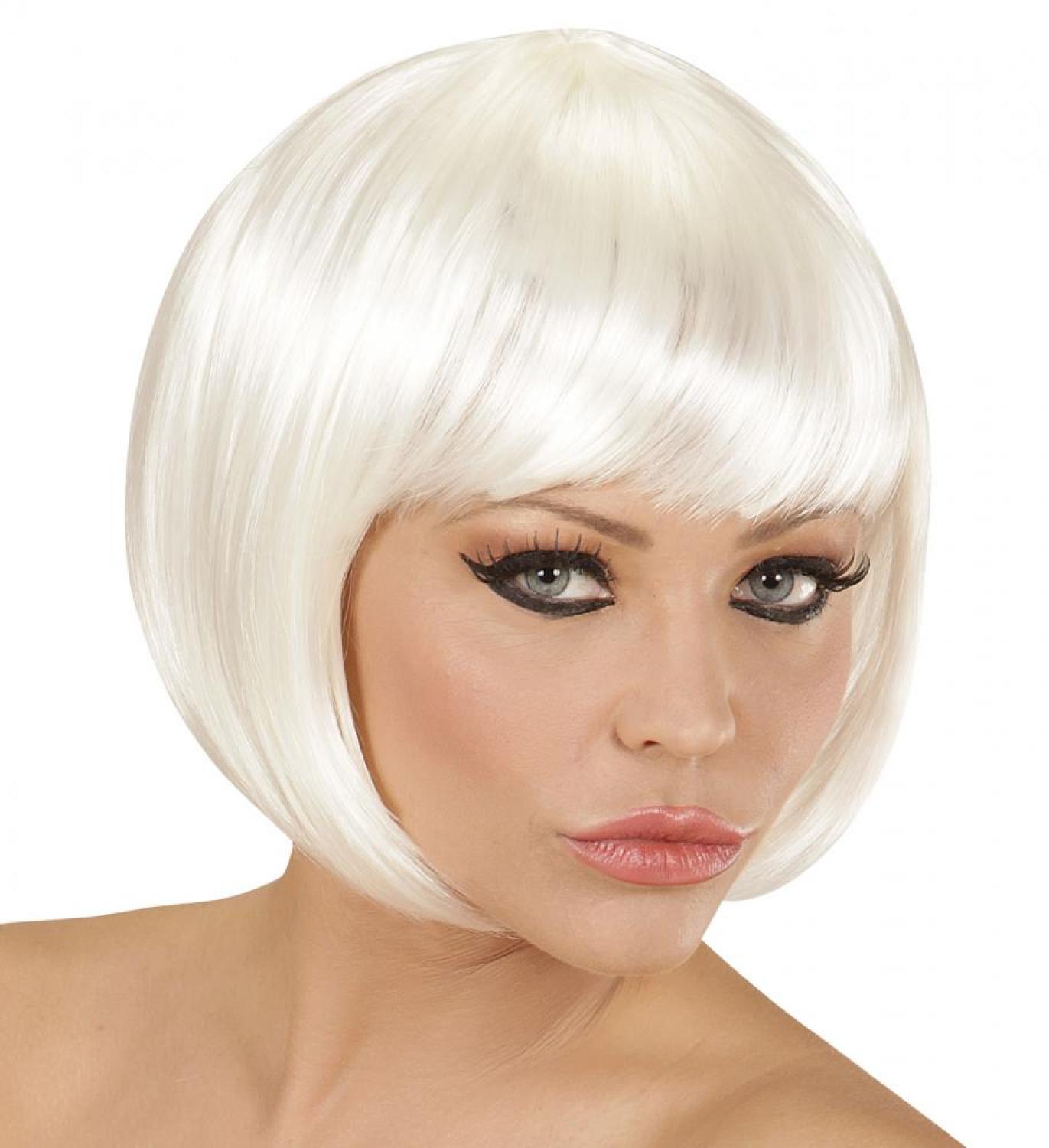 Perruque cabaret couleur blanche