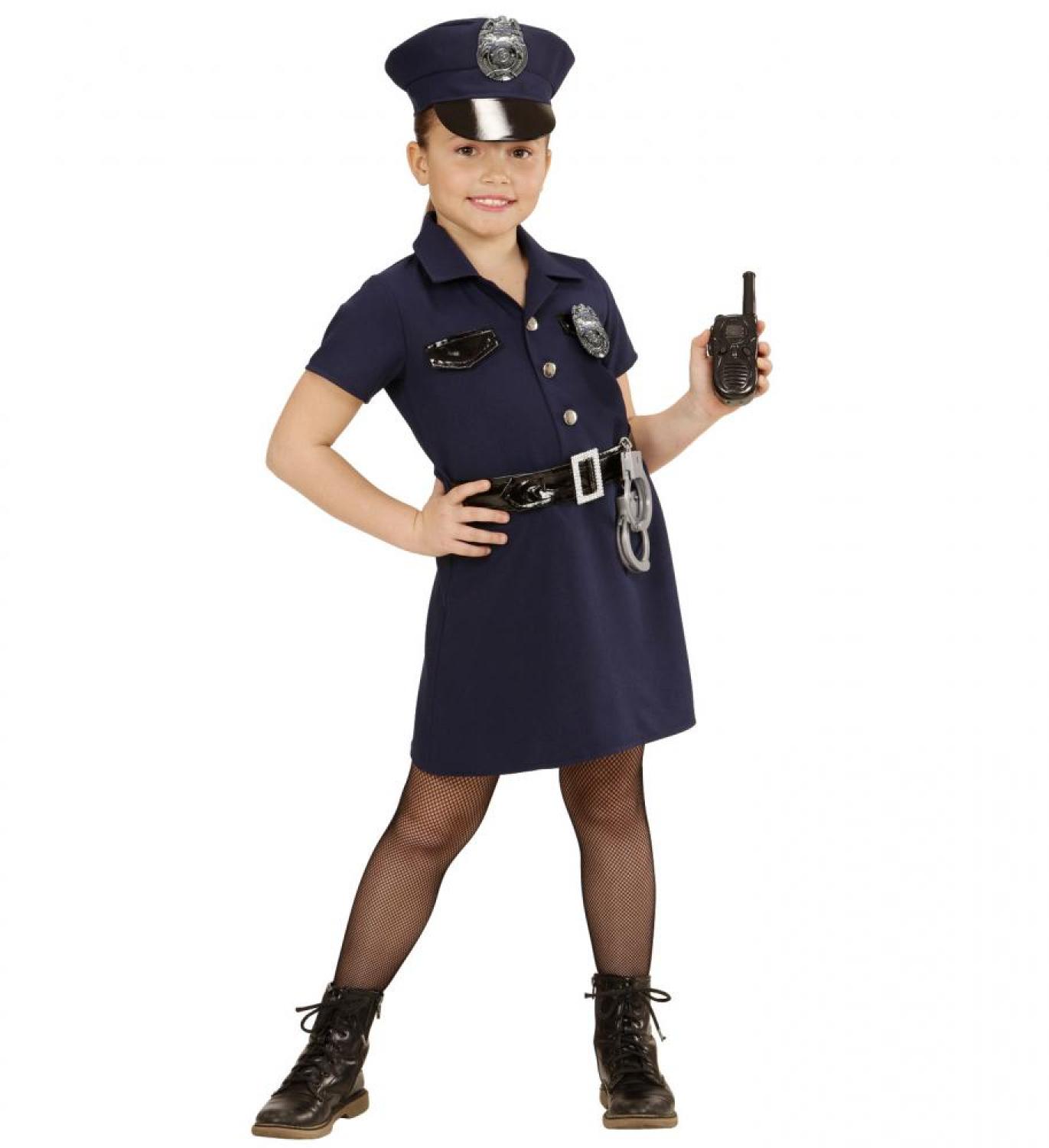 Officier de police fille taille 5/7 ans