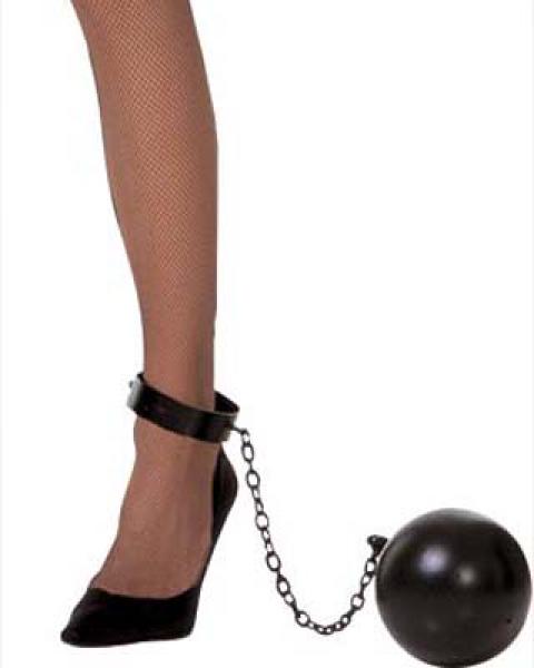 Boulet de prisonnier bagnard