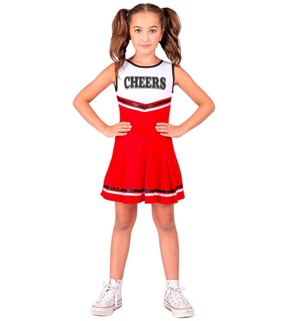 Cheerleader fille rouge taille 8/10 ans