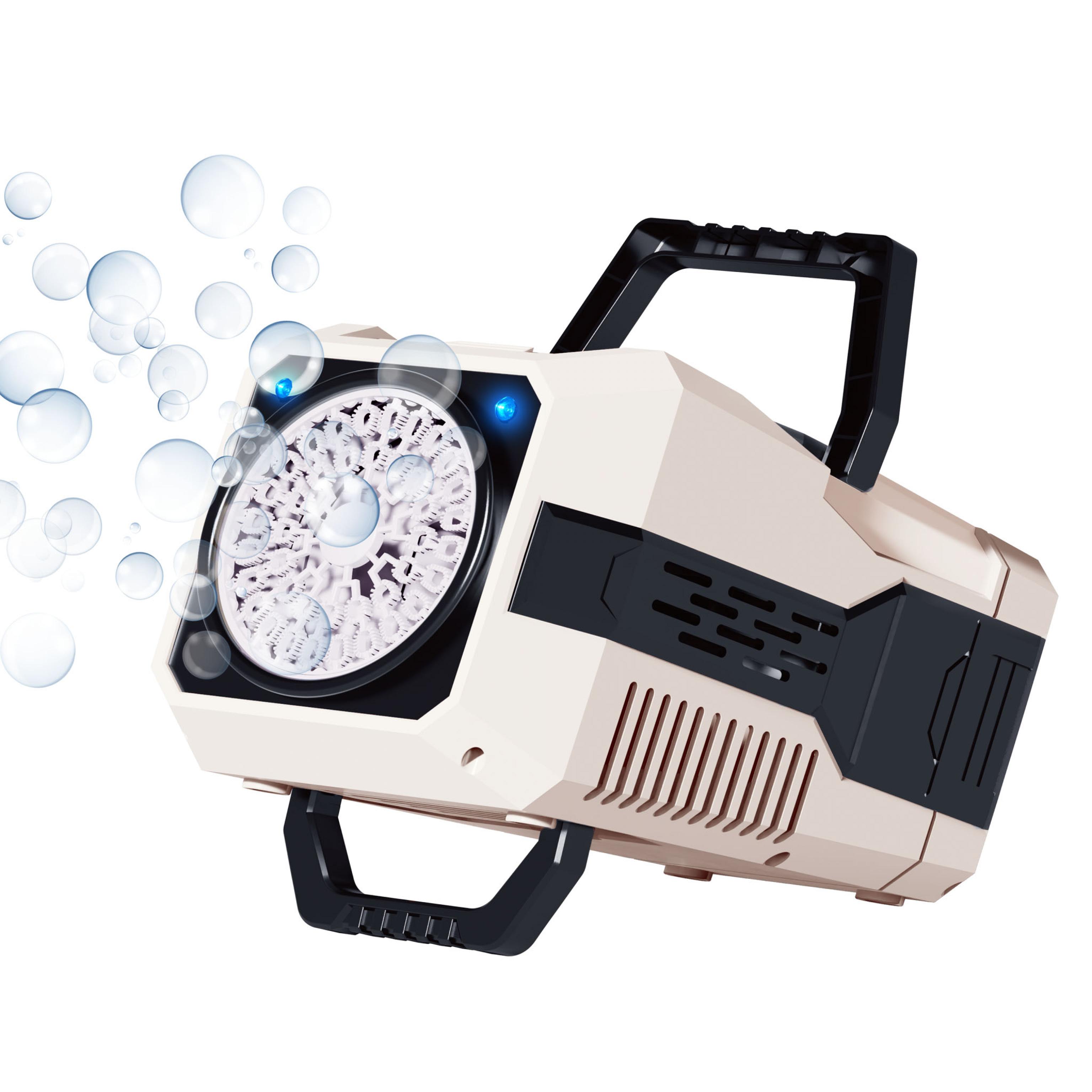 Machine à bulles de savon sur piles 17cm avec lumières LED