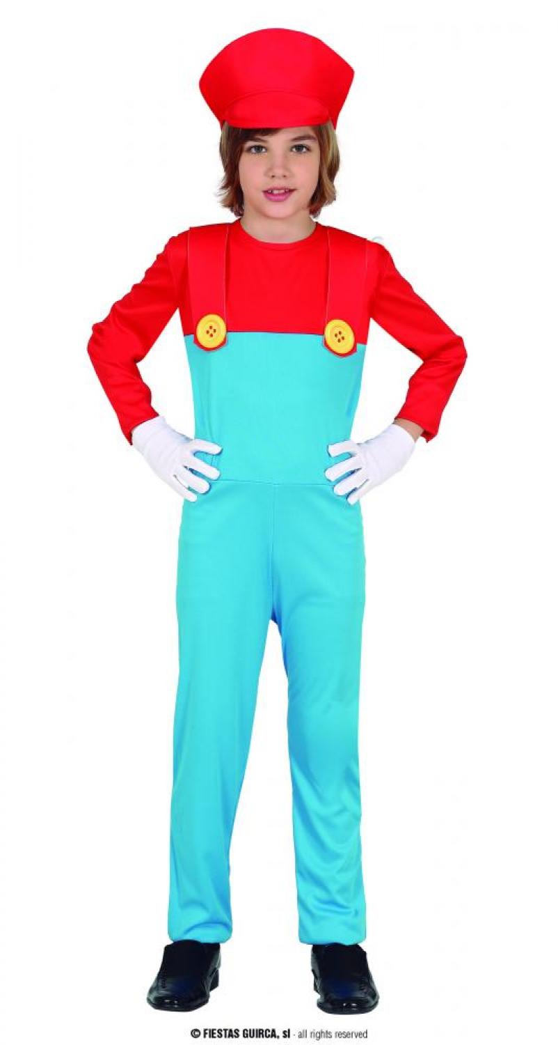 Super Plombier rouge 7/9 ans