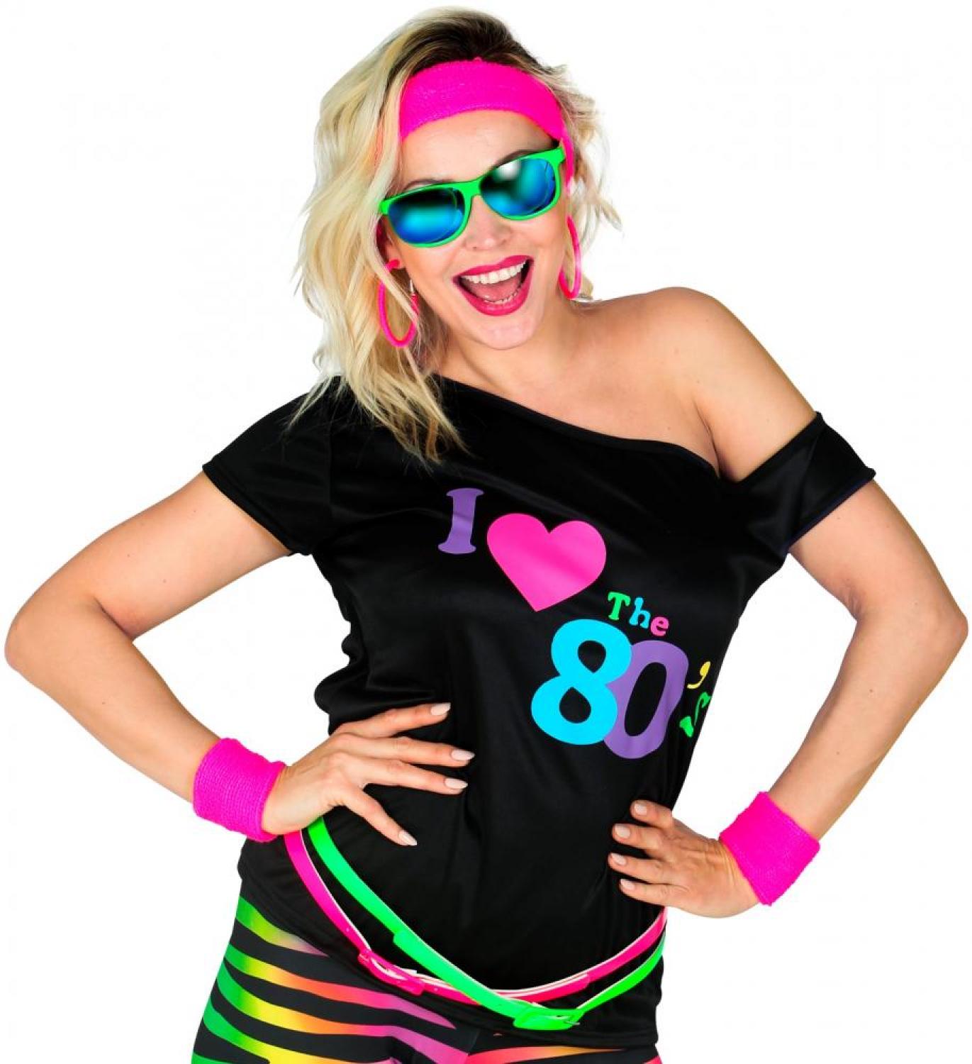 T-shirt I Love the 80's taille S/M