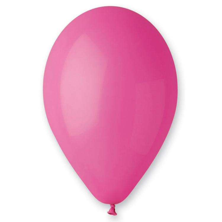 100 ballons latex 28cm rose fuchsia