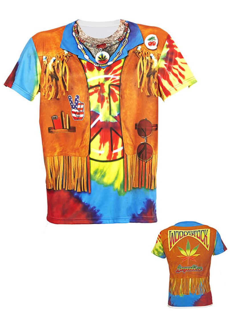 Tee shirt hippie homme taille XL