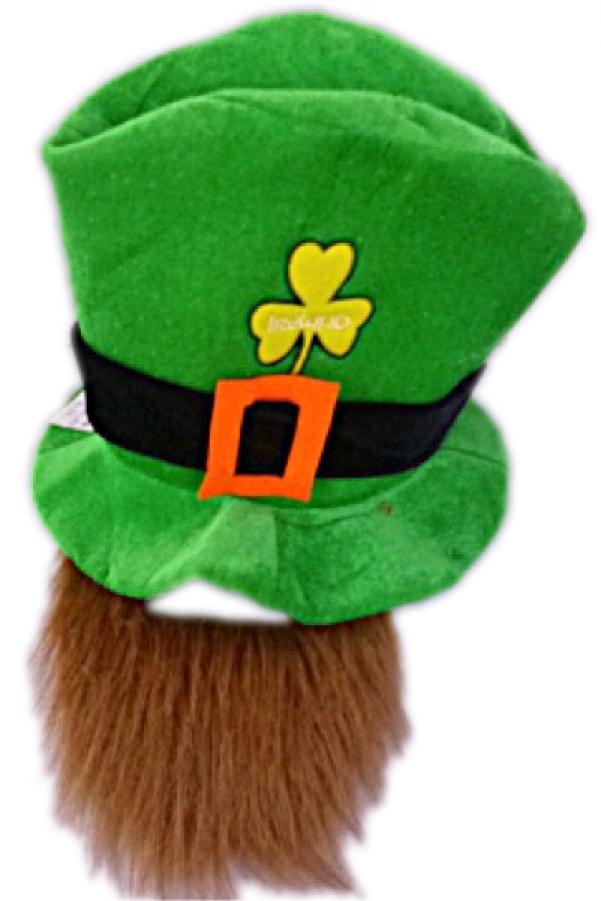 Chapeau Haut de forme St Patrick avec barbe