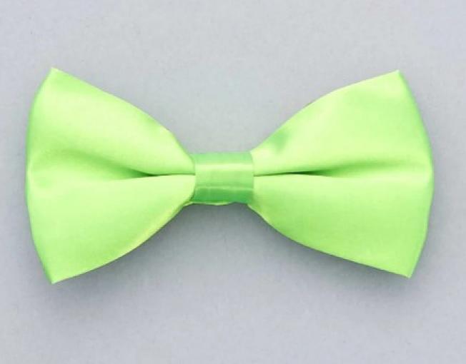 Noeud papillon vert fluo